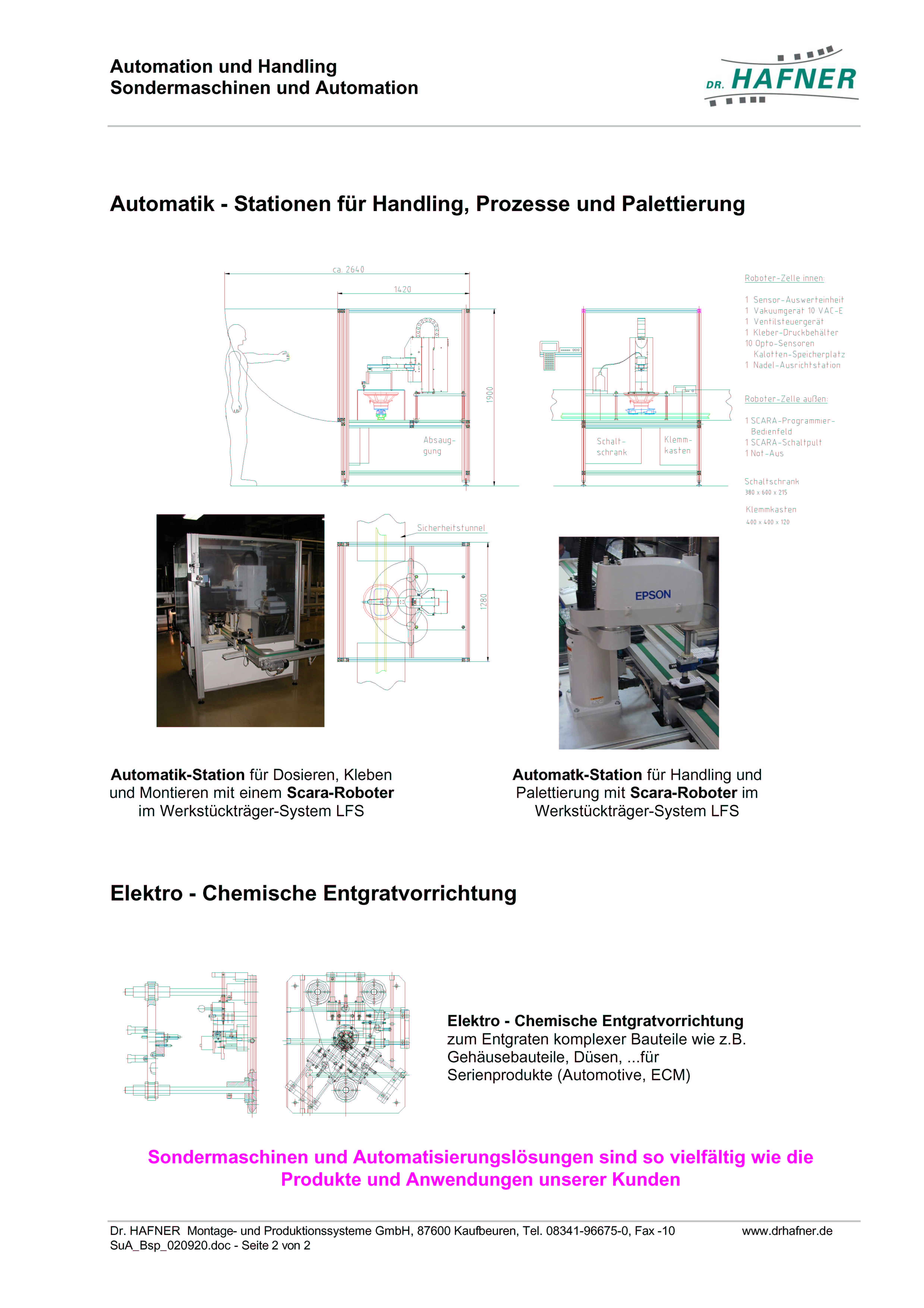 Dr. HAFNER_PKWP_67 Roboter Station Kleben Entgraten