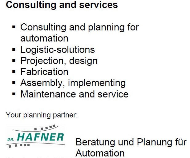 Consulting and solutions