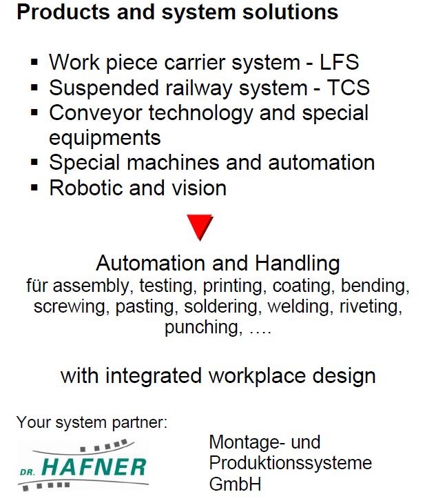 Product and system solutions